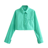 8-Color Casual Loose Short Style Shirt In
