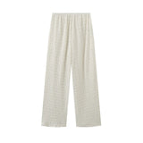 New Knitted Body Dress Solid Color Trouser Set