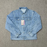 Devil Island Denim Suit High Street Western Denim Jacket Baggy Jeans Trend