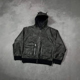 Hung Punk Hoodie Splicing Hoodie Casual Commuter