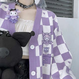 Buttoned Purple