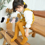 to 6 Years Girl Pantyhose Autumn Winter Children's Baby Tights Cotton Knitted White Black Pants For Kids leggings