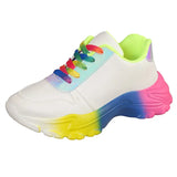 Celebrity Color Daddy Shoes Spring Autumn 2024 New Style Increased Ins Tide Thick Soles Sports Shoes Leisure