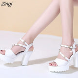 Women Ladies Fashion Crystal Solid Peep Toe Buckle Casual Shoes Sandals sandals high heels women sandals platform high
