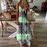 Sleeve Women's Summer Casual Printed Camisole Long
