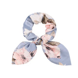 Chiffon Bowknot Elastic Hair Bands For Women Girls Solid Color Scrunchie Headband Hair Ties Ponytail Holder Hair