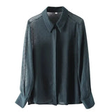 2024 New Ladies' Long-Sleeved Loose Casual Polka-Dot