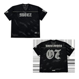 Web English AEEEZ Jersey Digital V-Neck T-Shirt Fashion Street Men And Women Leisure Sports Short