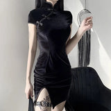 New Slim, High-Waisted Cheongsam Dress, Improved Winter Skirt, Vintage Dress, Ladies'