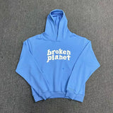 High Street Tide Card Letter Printing Loose Hooded Sweater Suit For Men And