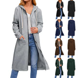 New Women's Loose Zip Long