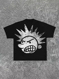 Wear Y2K Clothing T-Shirt Men's And Women's Hip-Hop Cartoon Printed T-Shirt Gothic Super Cotton Short