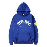 Fashion Hip Hop Print Sp5der Cobweb Hoodie Sweater Suit Men's