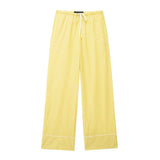 Spring Striped Loose Shirt 3217253 Pajamas Style Trousers