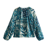 Spring Printed Shirt 2459806 Wire Printed Skirt 2457