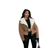 Autumn And Winter New Short-Term Collar Fashion Korean Version Of Women's Long-Sleeved Pure Color