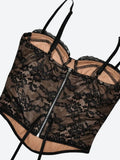 Piece Lace Corset Bolero