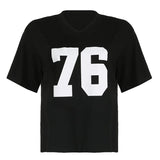 Zingj Style Digital Print Loose Round Collar Short Sleeve T Shirt Women's 2024 Summer INS New Top