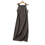 New Spring Holiday Style Forked Suspender Dress