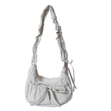 Aesthetic Bow Knot Stitching Shoulder BagOutfit