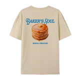 Pancake Printed Graphic Tee- Outfit