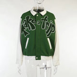 Green Zipper JacketOutfit
