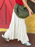 Versatile Casual Stitching Skirt- Outfit