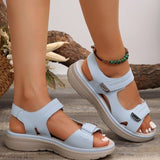 Sports Sandals 2025 New Thick-Bottomed Leisure Magic Sticker Beach Cool Slippers