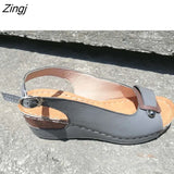 Casual Sandals Women Wedges Sandals Pumps Ankle Buckle Open Toe Fish Mouth Med Summer Women Shoes Fashion 2023 Wedges