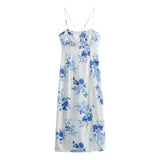 Spring Flower Printed Underwear Dress