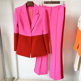 Star Fashion New Professional Suit A Buckle Color Suit + Flare-Dancing Set Two
