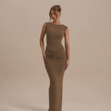 Autumn And Winter New Women's Sexy Bare Back Collar Slimming Leopard Print 100-Fold