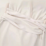 New Translucent V-Collar Dress