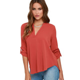 mujer de moda women V-neck Chiffon Blouses Long sleeve Female Shirt Fashion Plus Size blusa feminina blouse