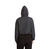 New Fish Scales Dazzle Color Reflective High-Waisted Short Jacket Female Feel Crop Coat Loose Jacket Tide-Outfit