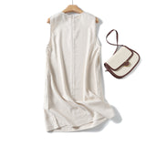 Spring Style Casual Minimalist Elegant Sleeveless