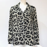 Zingj Autumn Sexy Leopard Print Chiffon Shirt Women's Shirt OL Temperament Commuter