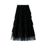 Cake Skirt Women 2025 Spring And Autumn High-Waist Thinness In Super Fire Mesh Skirt In The Long Skirt