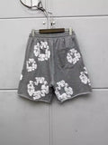 2024 New Black And Gray Printed Shorts For Men And Women With High Quality Rope