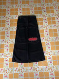 Hip-Hop Loose-Letter Jeans Men's Y2K Jeans Street Harajuku High Waist Wide