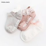 Pairs/lot 0 to 24M Spring Summer Baby Socks Solid Color Infant Baby Floor Socks Soft Cotton Anti-slip Boat Socks For