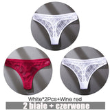 3PCS/Set Thongs Woman MeshTransparent G-String Women's Thong Comfortable Casual Female Low Waist Thong Intimate
