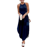 Women's Summer Vintage Plaid Print Sling