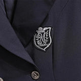 College Blazer Short Dresses Women 2023 Spring Autumn Double Breasted Long Sleeves Pleated Korean Casual Female