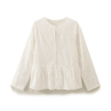 New Long-Sleeved Skirt Shirt 3046352 Lace-Up Shorts