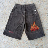 Shorts Y2K Hip Hop 2023 Original Gothic Pocket Baggy Jeans Shorts