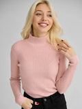 Zingj Color Half Turtleneck Sweater 2024 Autumn And Winter Female (24 Color Spot) Slim Knit Bottom