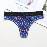 Women's Panties Underwear Women Plus Size Bow Sexy Lingerie Panty Thongs and G String Tanga T-back Seamless String