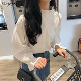 Blouse Women Shirts Long Sleeve Kawaii Korean Fashion Womens Tops and Blouses Ladies Elegant Casual Slim Harajuku
