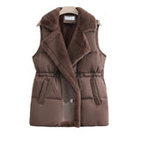 Vest 2024 New Autumn And Winter Fashion Versatile Vest Female Foreign Style Wear Plus Plus Thick Vest Coat Vest-Outfit